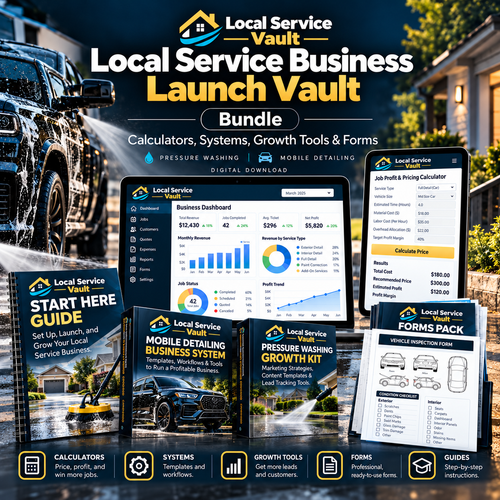 Local Service Vault Local Service Business Launch Vault bundle