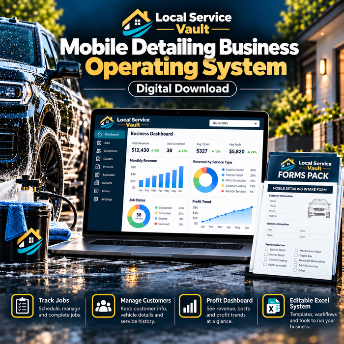 Mobile Detailing Business Operating System
