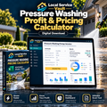 Local Service Vault Pressure Washing Profit and Pricing Calculator
